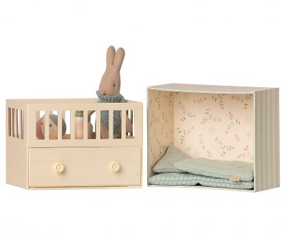 maileg babykamer met micro rabbit