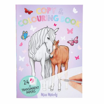 copy and colouring book