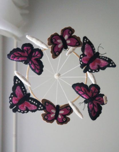 Gamcha Mobile, Butterfly, Pink