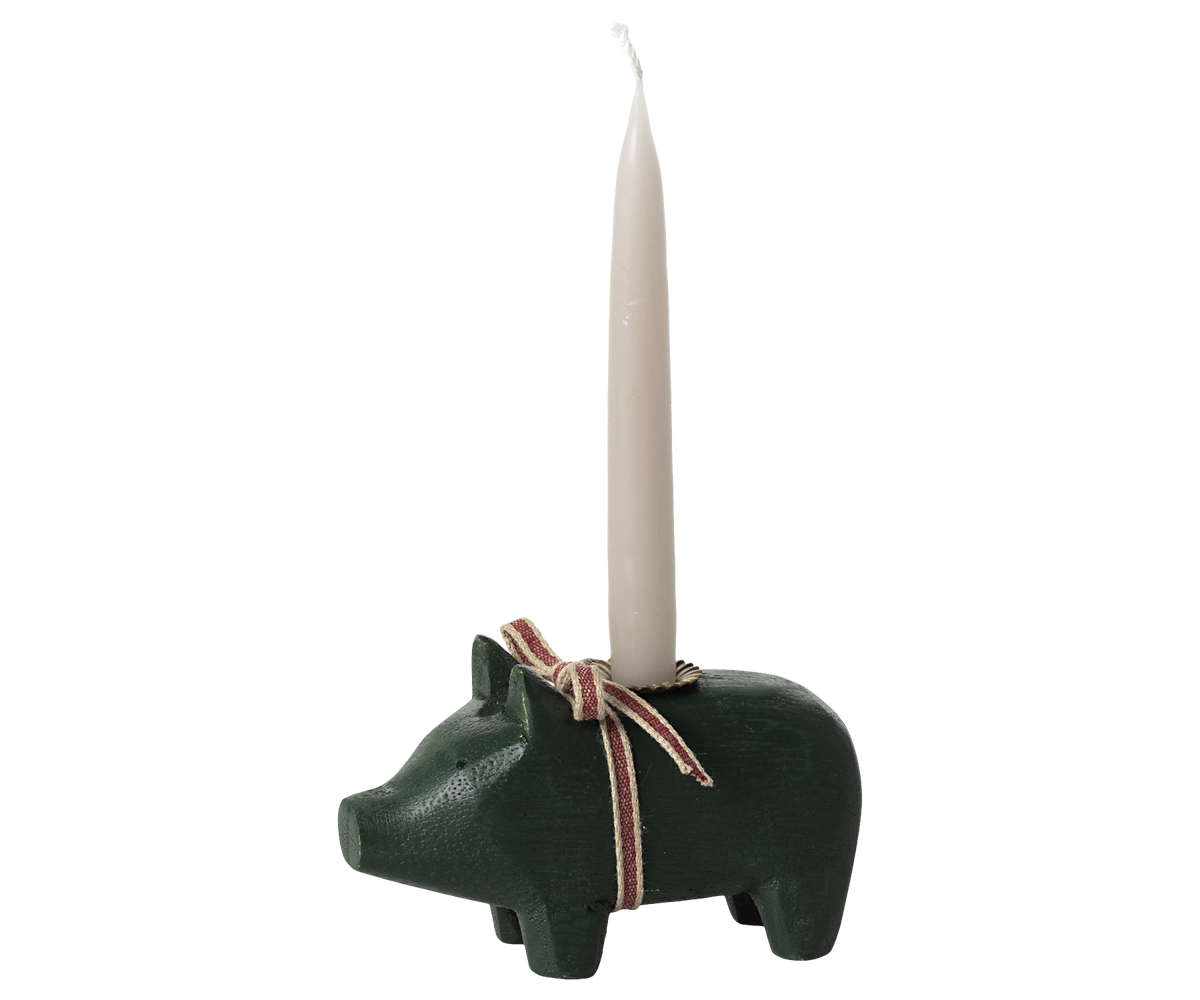 Maileg Candle holder, Small pig