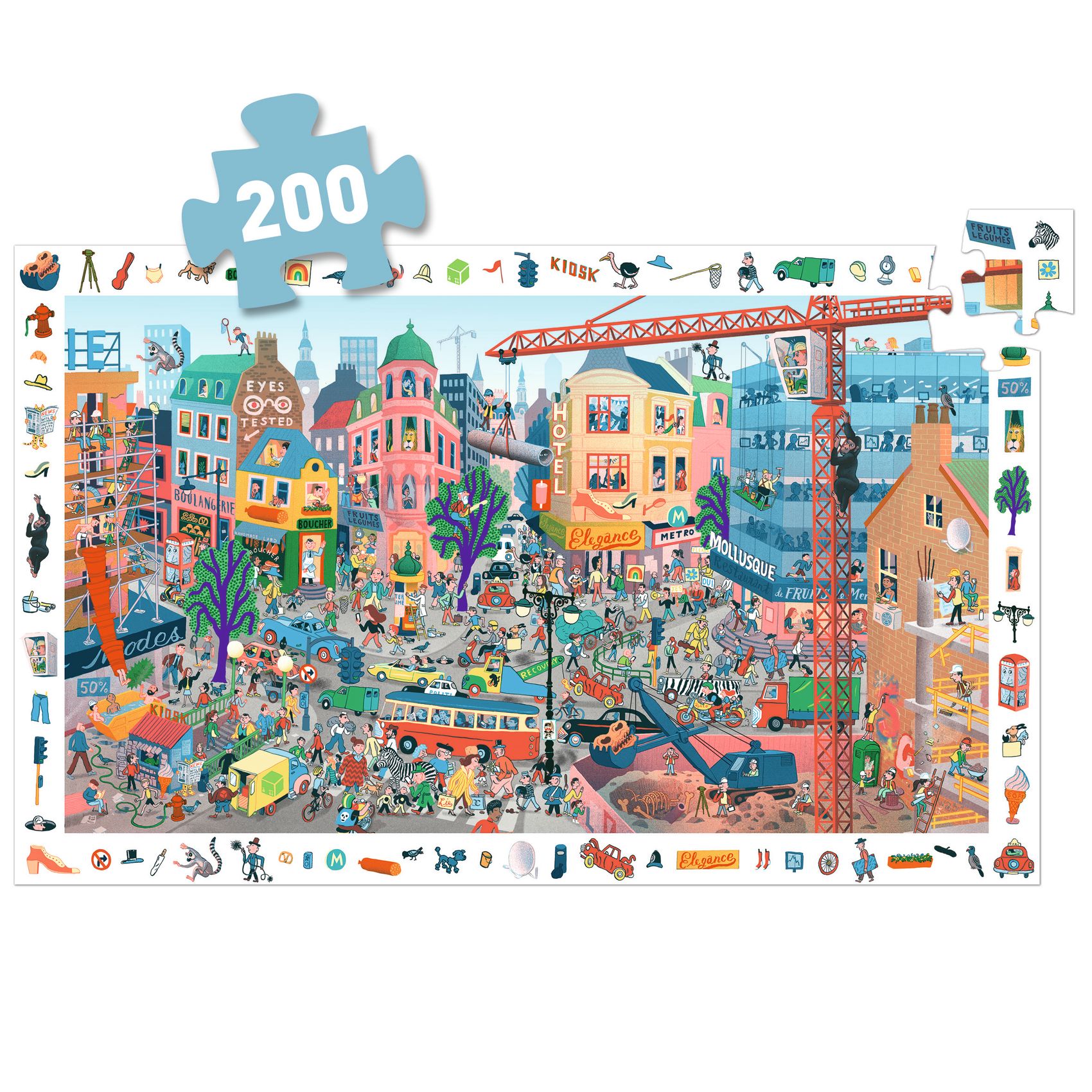 Djeco puzzel de stad