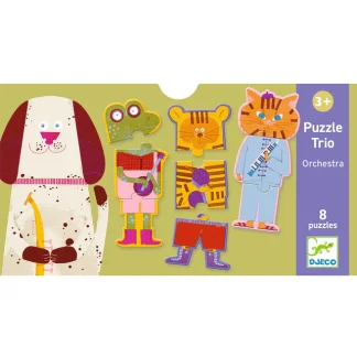 Djeco Puzzel Trio Orkest