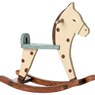 Maileg Rocking horse, Mouse - Spotted