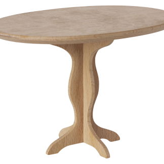 Maileg Oval table, Mini - Nature