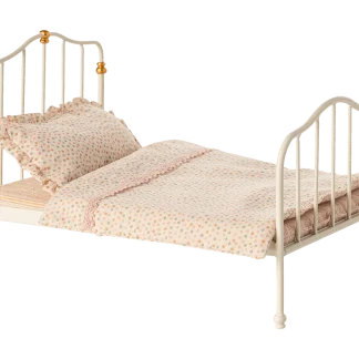Maileg Vintage bed, Mouse - Off white