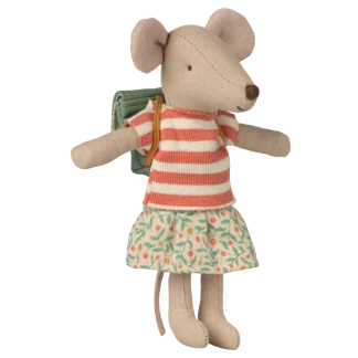 Maileg Tricycle mouse, Big sister - Green
