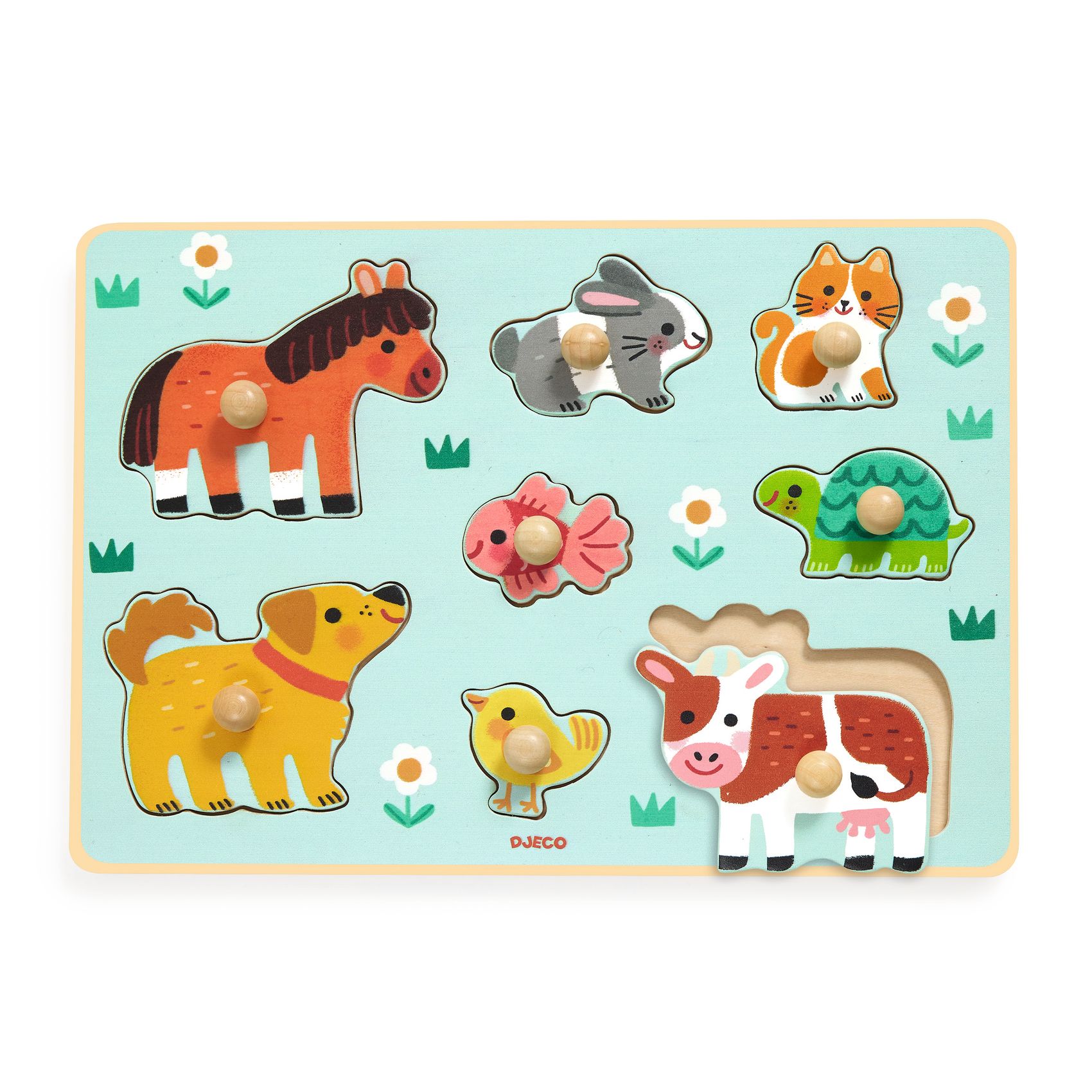 Djeco Houten Puzzel Dog'n'Co