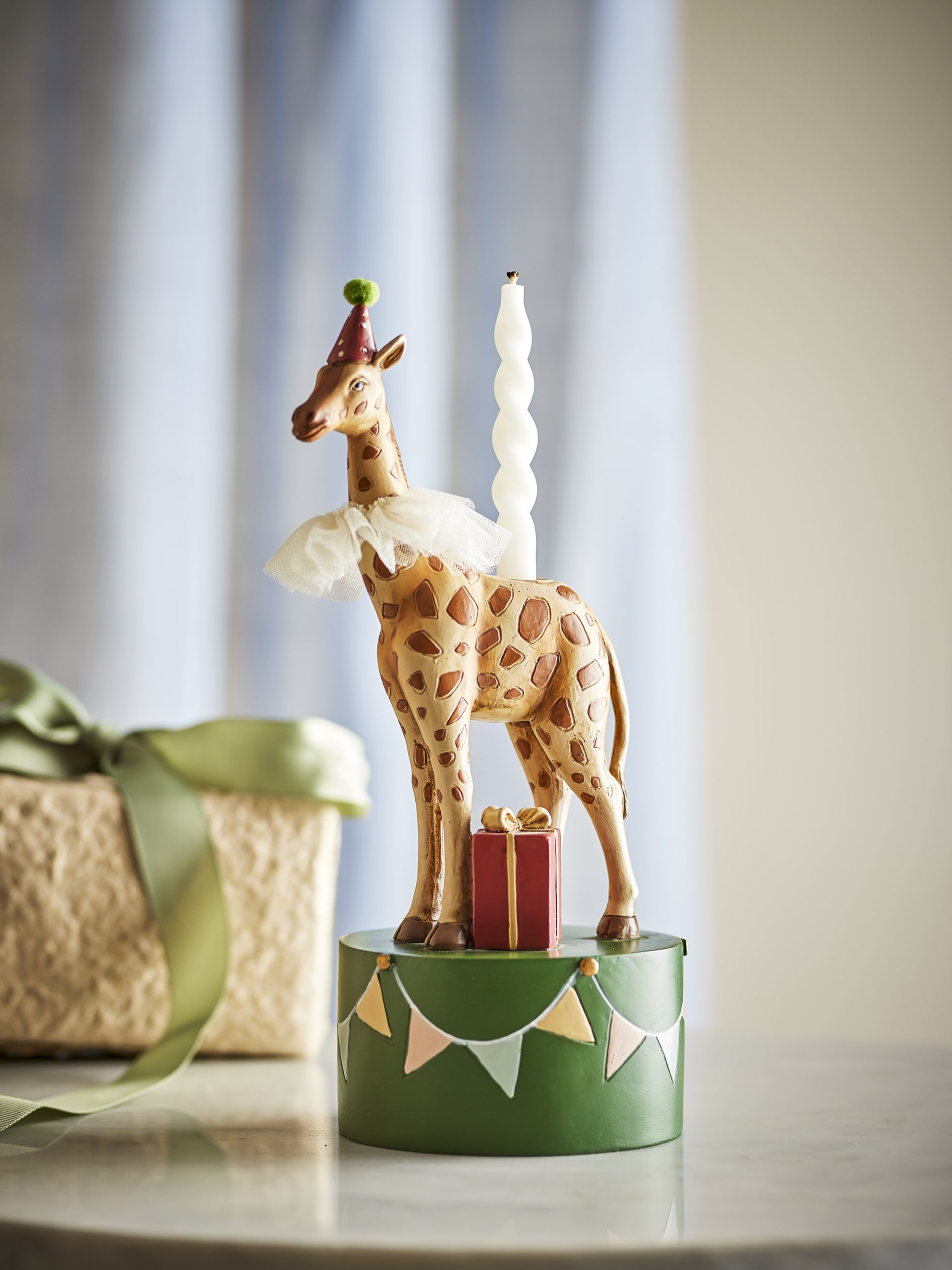 Bloomingville Mini Flor Candle Holder, Multi, Polyresin