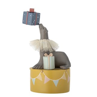 Bloomingville Mini Seal Candle Holder, Multi, Polyresin