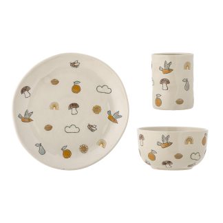 BloomingvilleMini Agnes Tableware Set, Multi, Stoneware