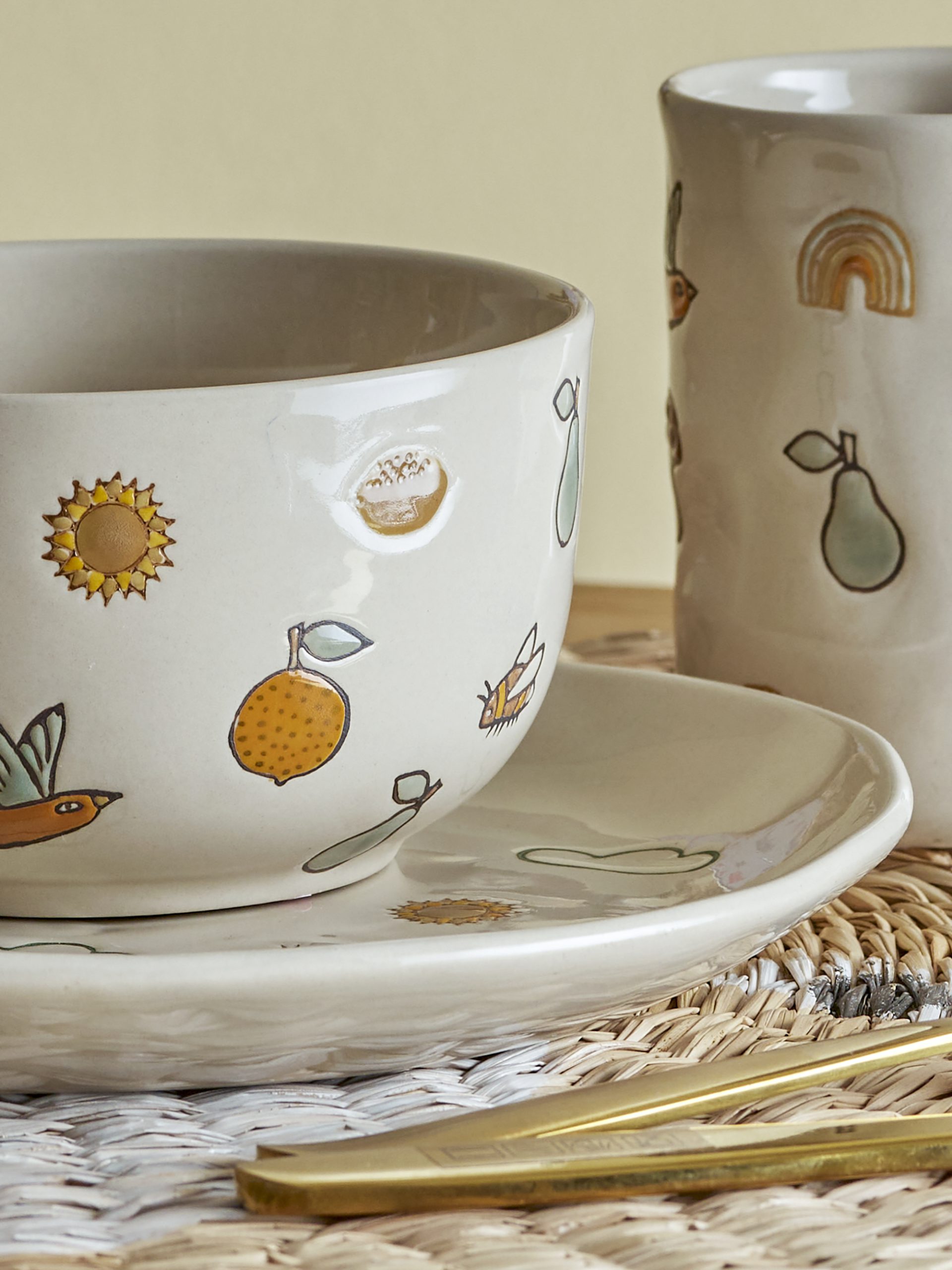 BloomingvilleMini Agnes Tableware Set, Multi, Stoneware
