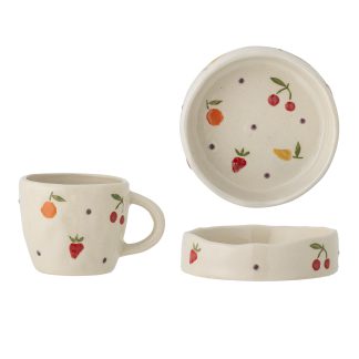 BloomingvilleMini Tatiana Tableware Set, Nature, Stoneware